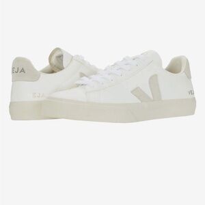 Veja Campo White and Tan Sneakers Women’s